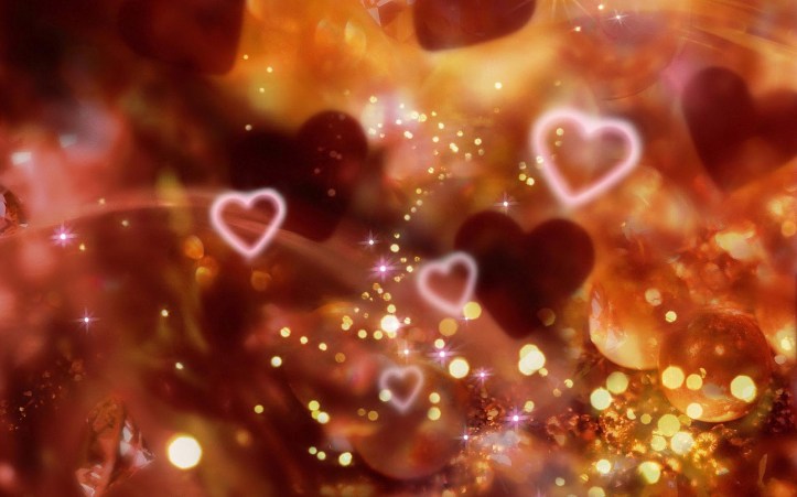 hd-bruine-kerst-achtergrond-met-liefdes-hartjes-hd-kerst-wallpaper